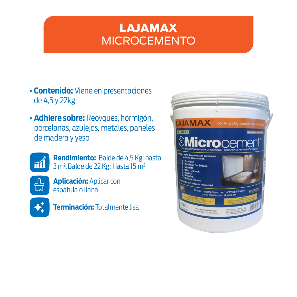 Lajamax Microcemento