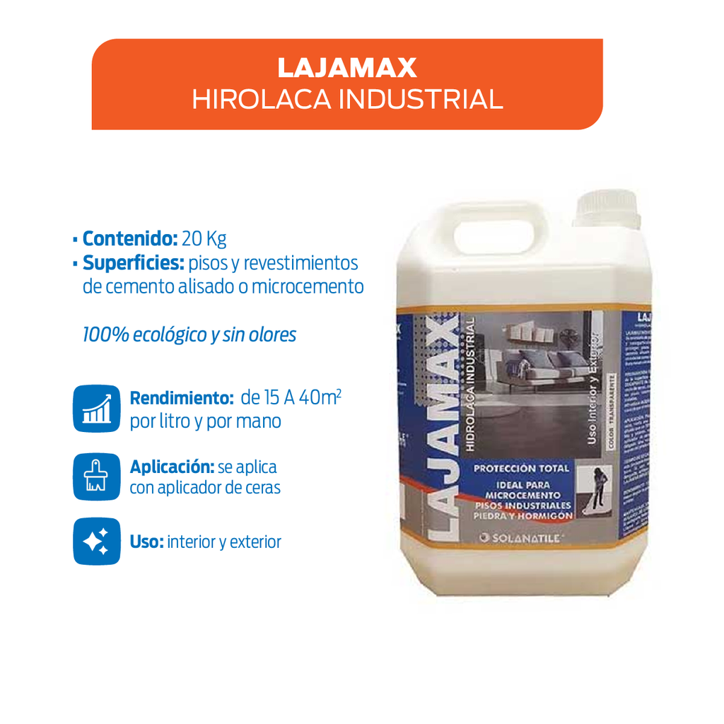 Lajamax Industrial Hidrolaca Para Microcemento Y Hormigon