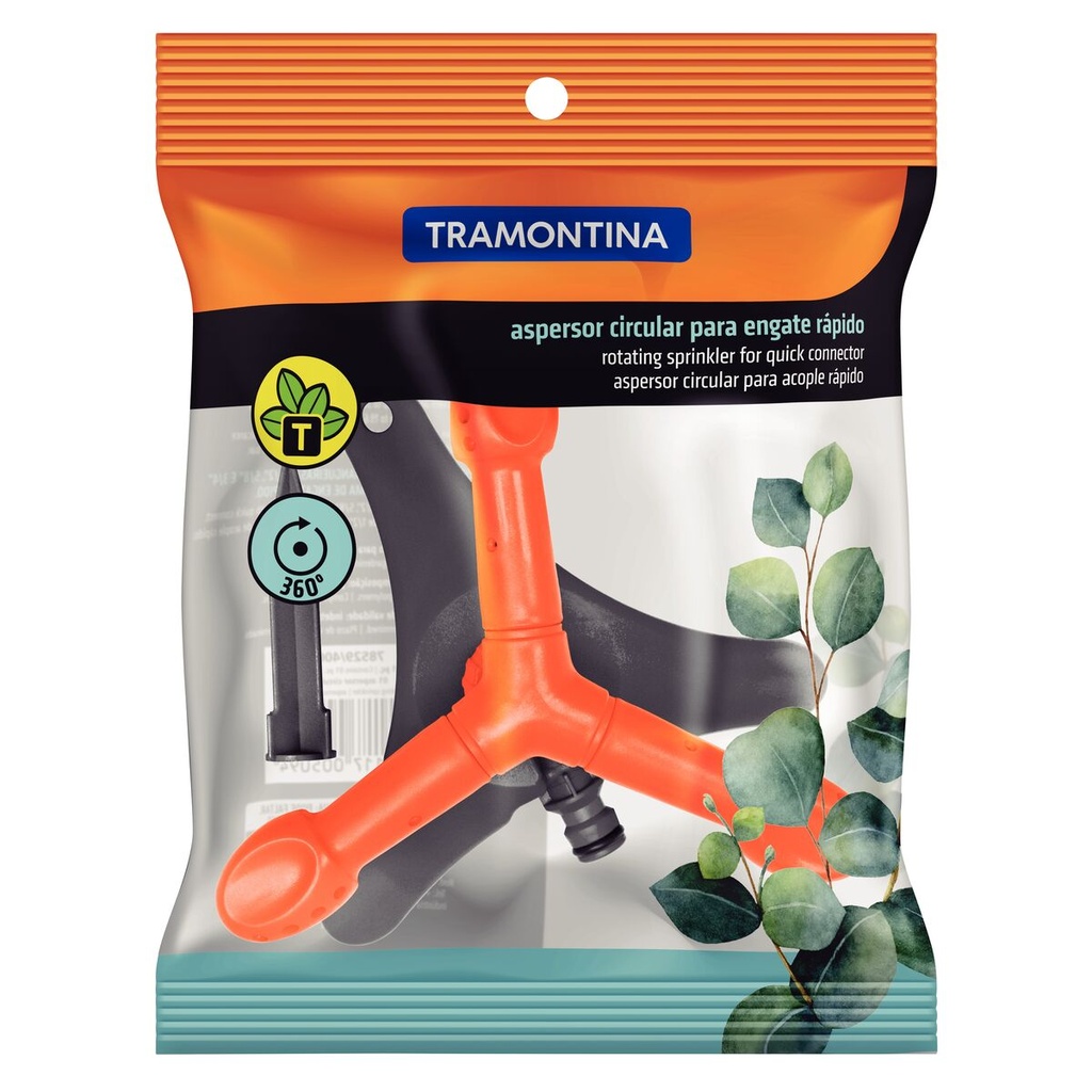 Tramontina Aspersor Circular Acople Rápido Con Base de Apoyo 