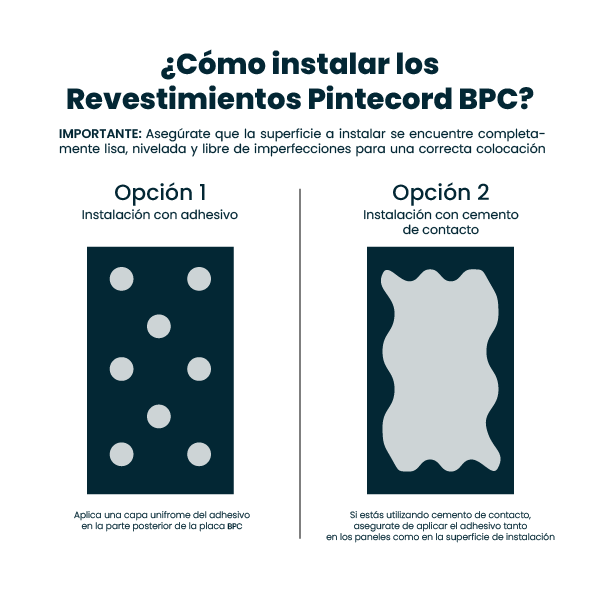 Pintecord Revestimientos BPC Efecto Espejado 2.44 X 1.22M
