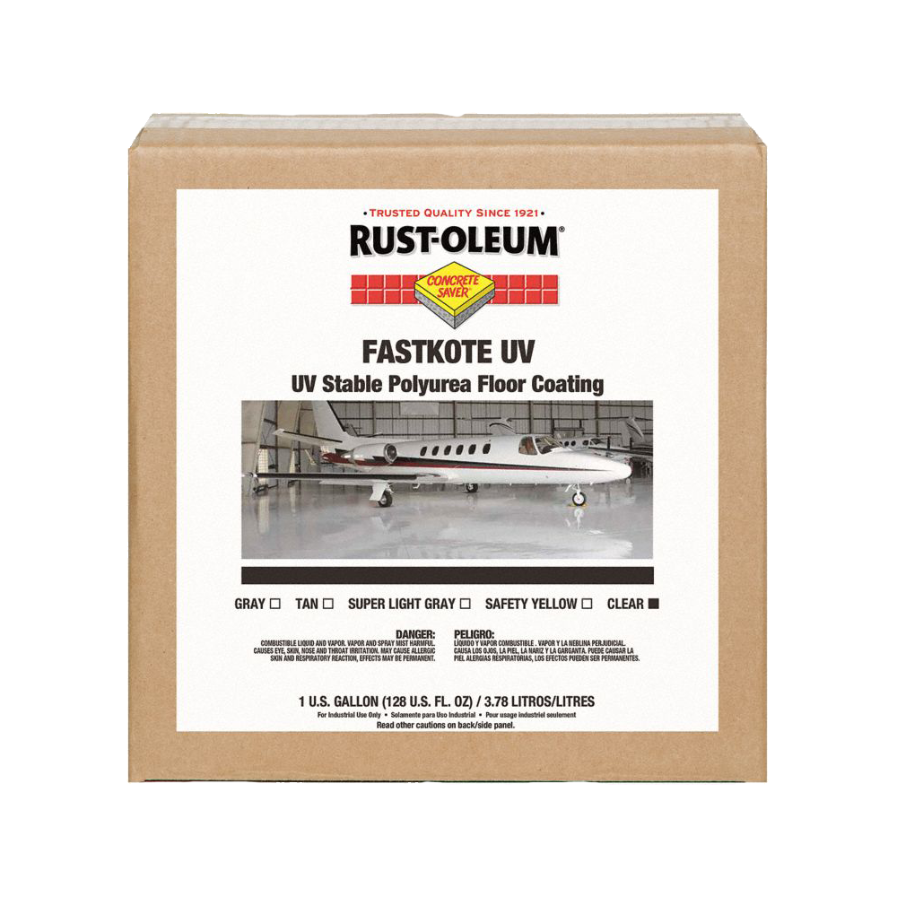 Rust Oleum Polyurea Uv Pisos Clear *#