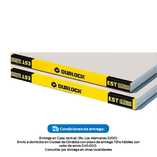 Placa de Yeso Comun Reforzada *