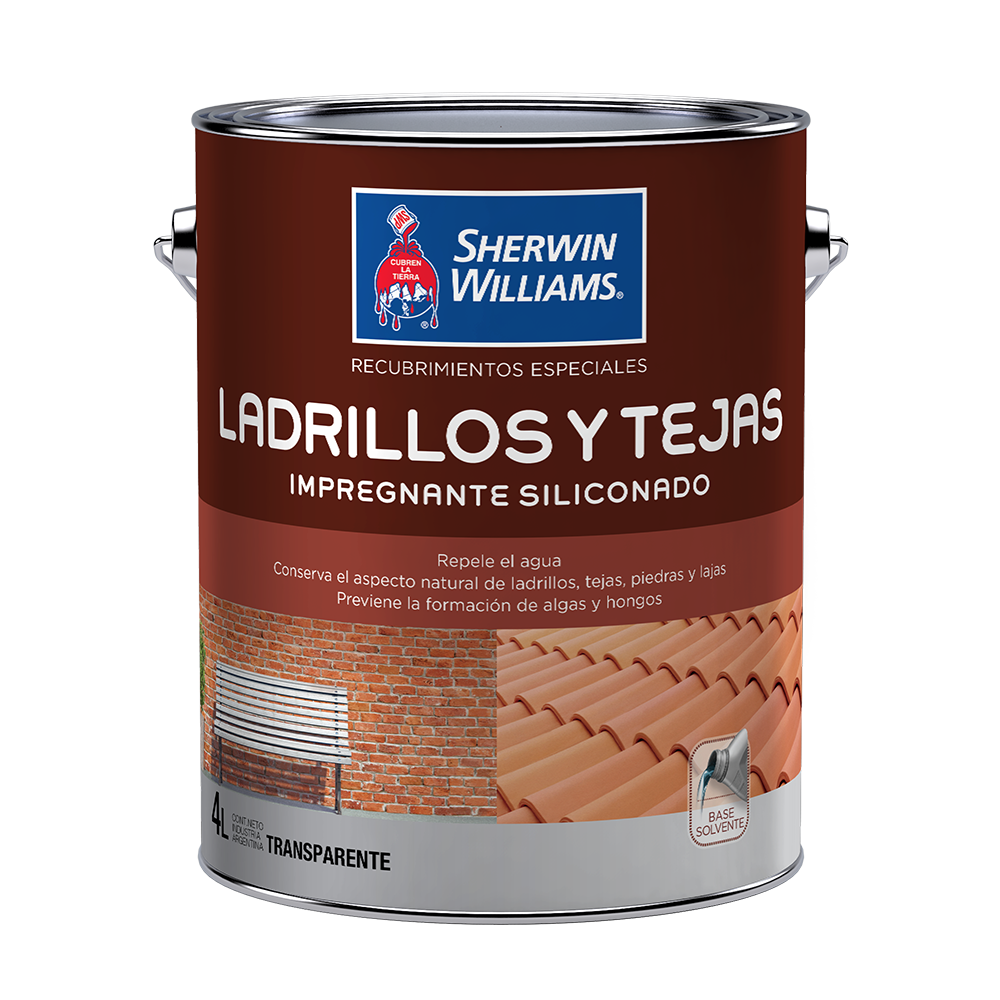 Sw ladrillos y tejas siliconado transparente