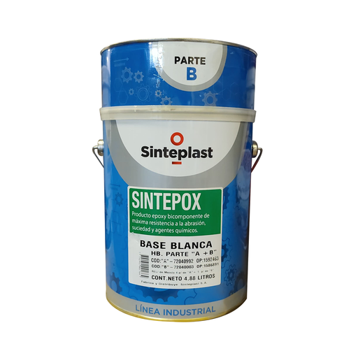 [251075] Sinteplast Sintepox Esmalte Epoxy Hb Base Blanca Kit (4:1) (1.22 L)