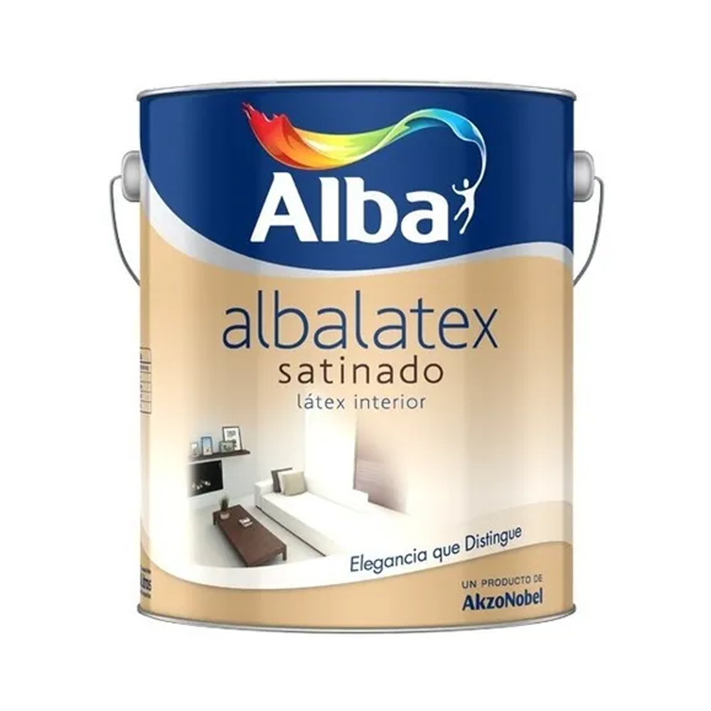 Albalatex Latex Lavable Interior Blanco Satinado