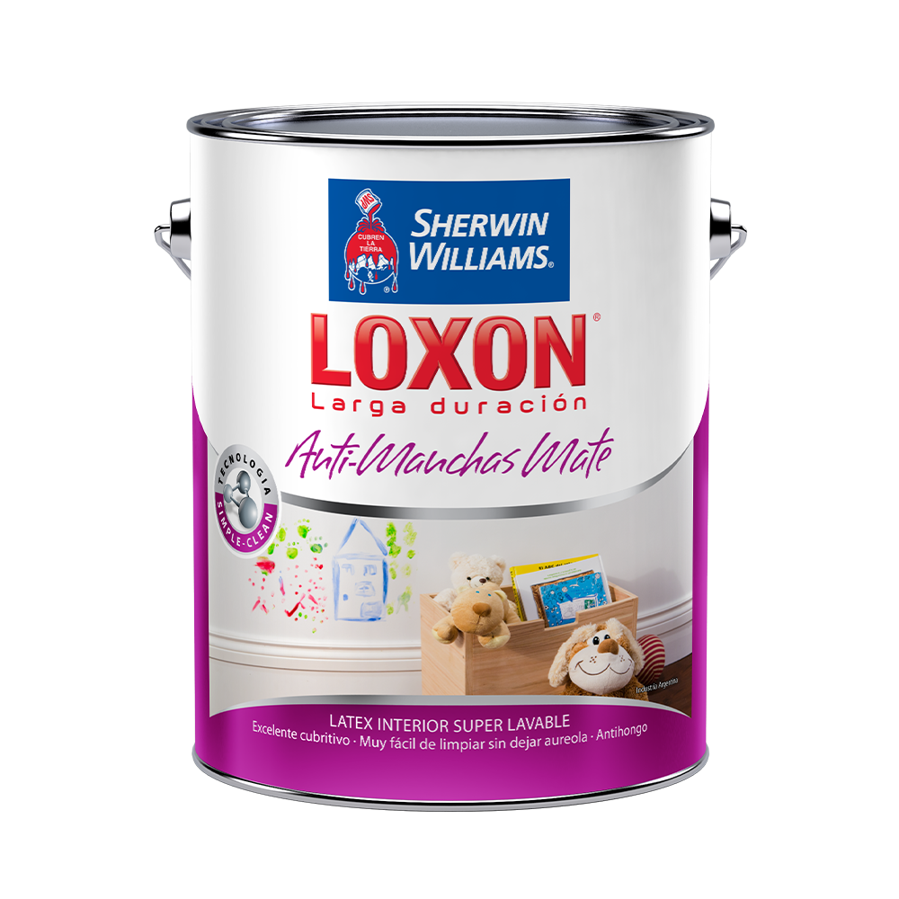 Loxon Ld Latex Anti Manchas Interior Blanco