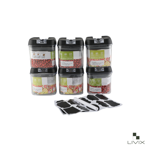 [256423] Livix Recipientes Hermeticos Set X6U.